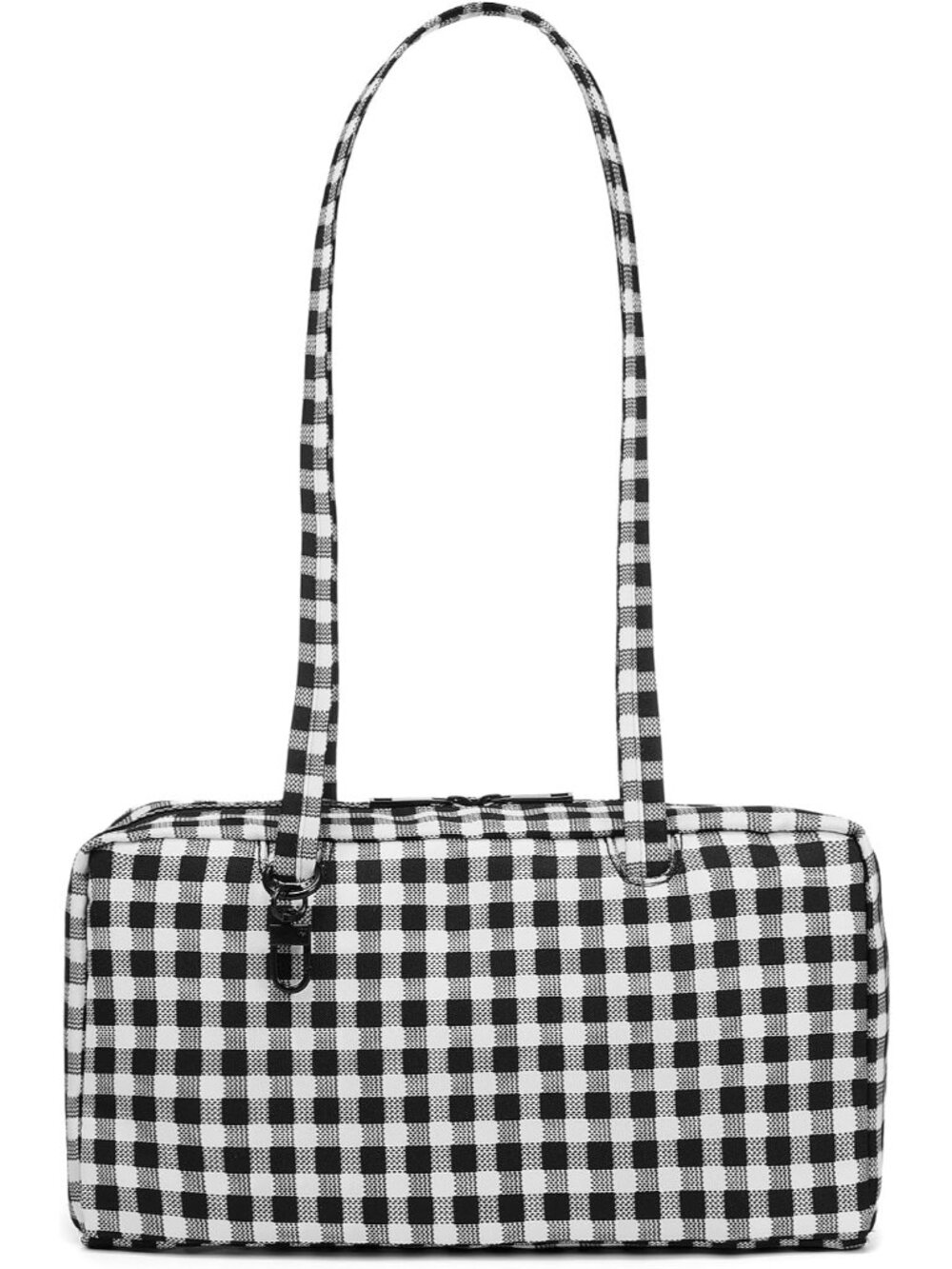 Lightweight Nylon Bag for Women, Casual East-West Shoulder Handbag Featuring Cha
